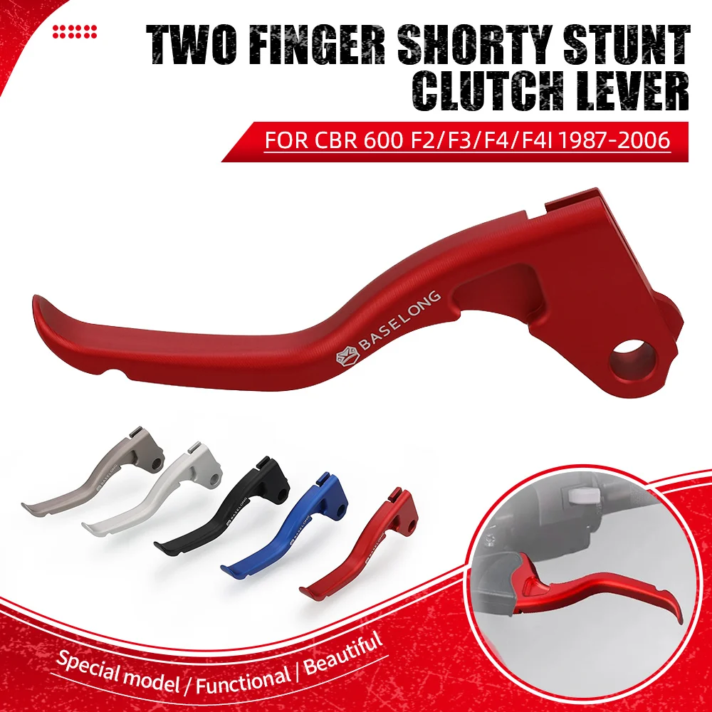 Two Finger 10% Force Reduction Shorty Clutch Stunt Lever FOR HODNA CBR 600 F2/F3/F4/F4i 1987-2000-2001-2002-2003-2004-2005-2006