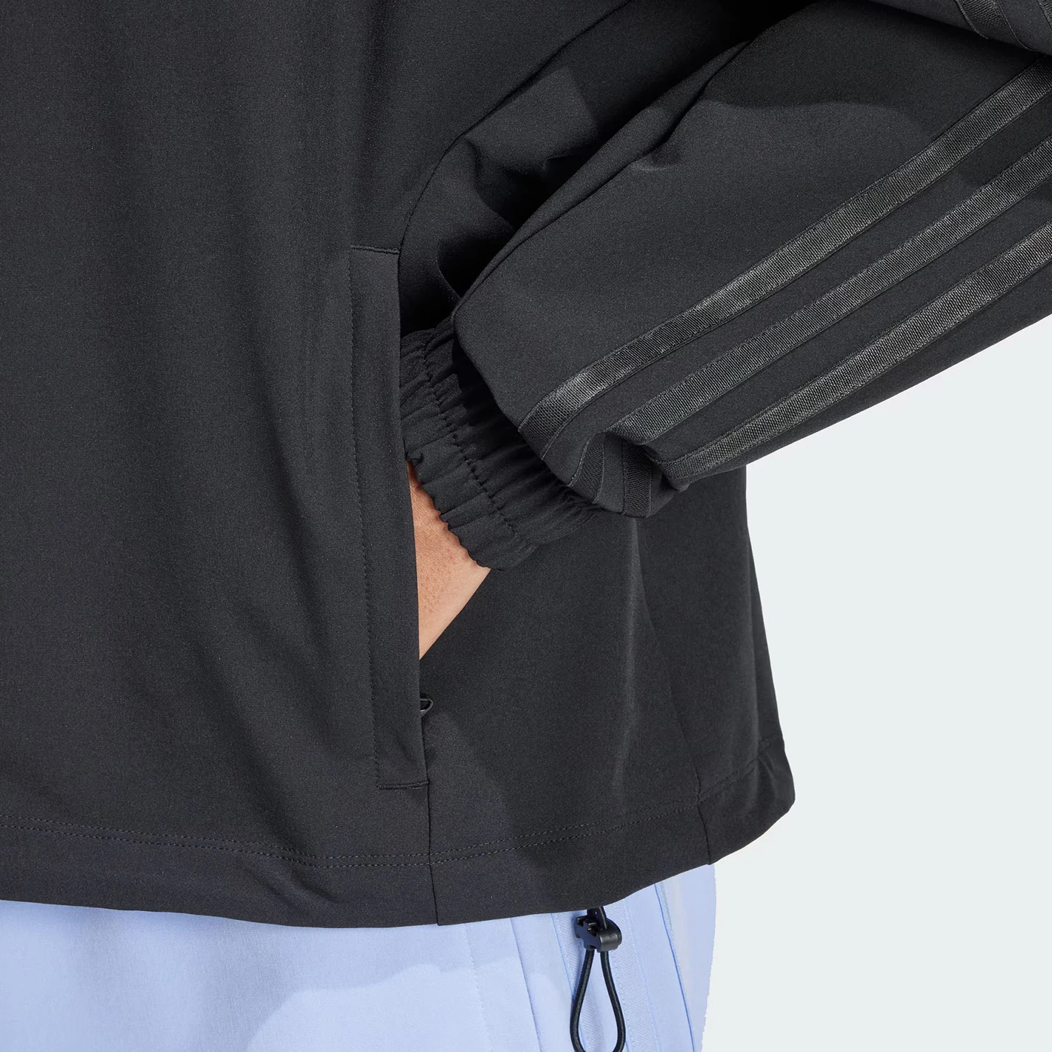 Adidas chaqueta transpirable de entrenamiento tejida con cuello levantado para hombre genuina IW8167