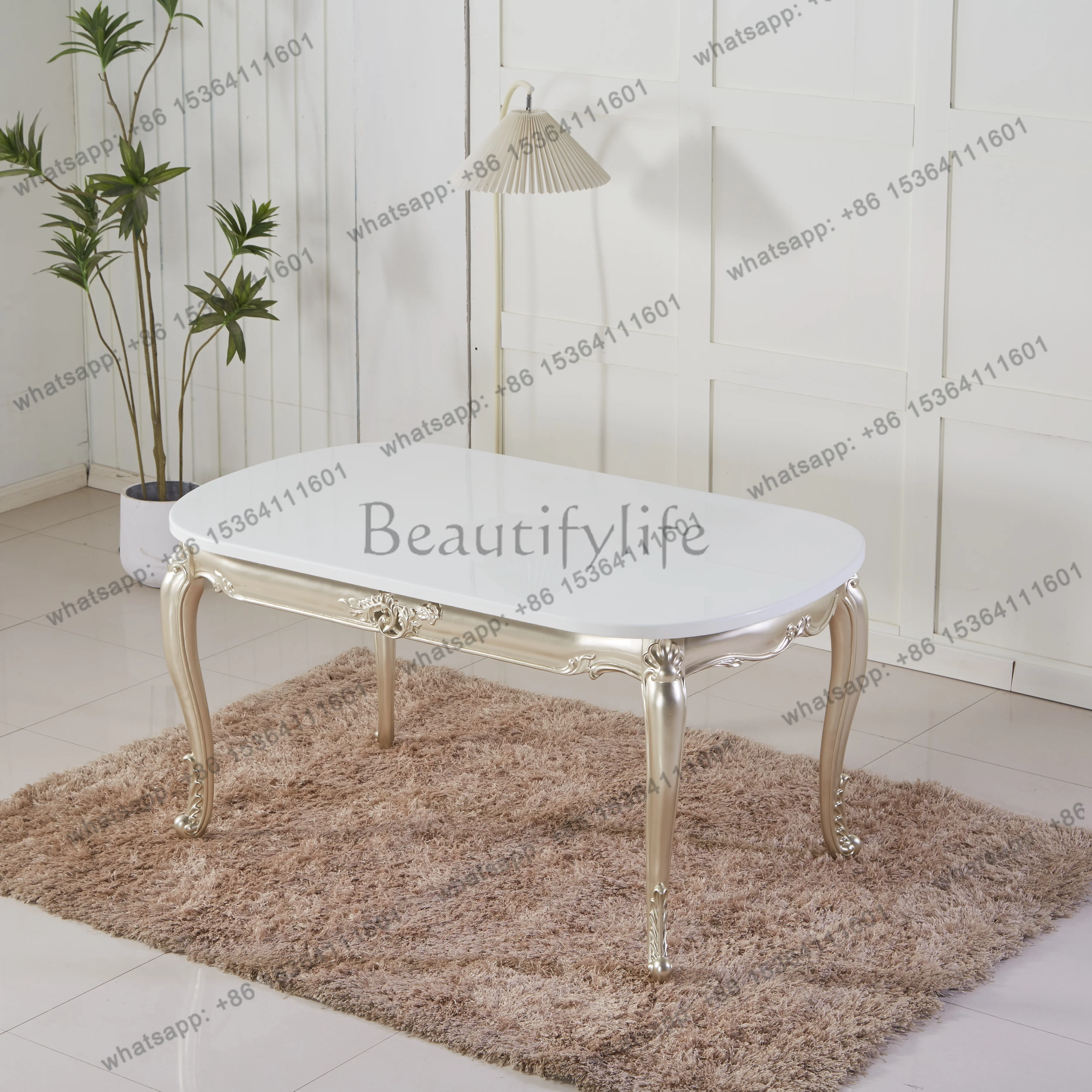 Gold Modern Wood Dining Tables Chairs Luxury Design Living Room Dining Tables Home Kitchen Mesa De Jantar 4Cadeira Funiture