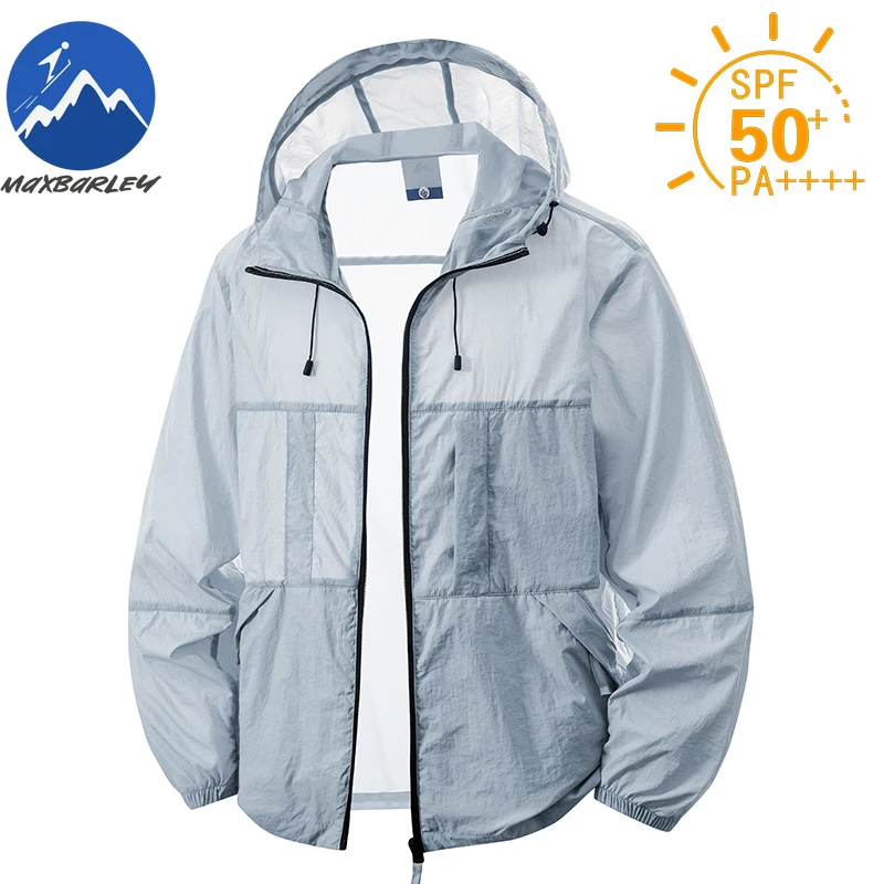 

Summer Thin Windbreaker Couple Sports Leisure Sunscreen Clothing Comfortable Ice Silk Jacket Men Cycling UV Protection Coat