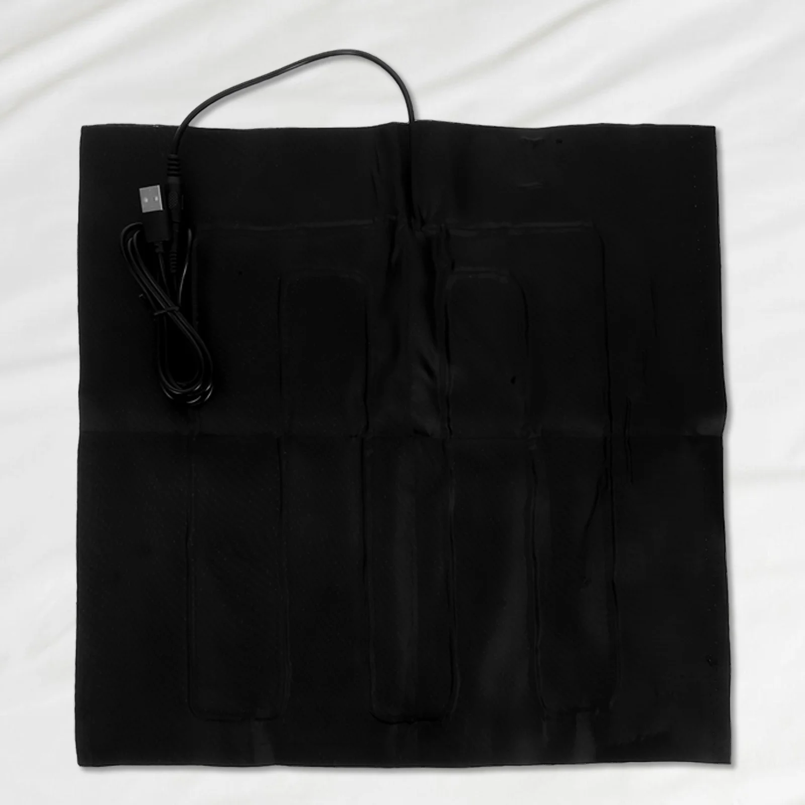 

USB Heating Pad for Pets Black Warm Cozy Constant Temperature Washable Quick Heat Pet Bed Winter Dog Cat Heat Mat Blanket