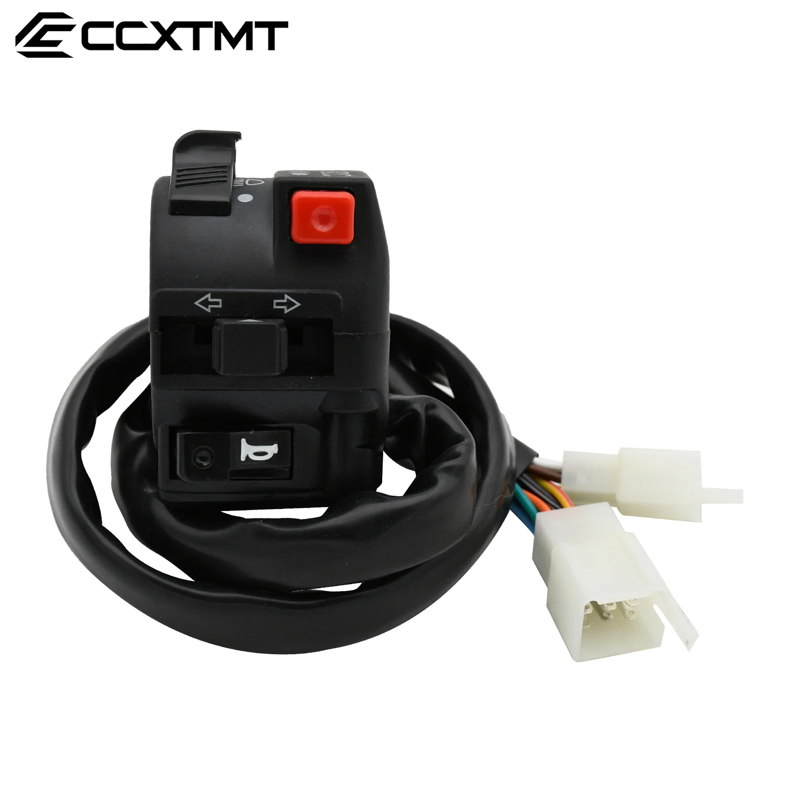 Motorcycle Far Near Light Switch Light Button Turn Signal Horn Switch For ATV Motocross Scooter KTM Honda Yamaha Kawasaki Parts