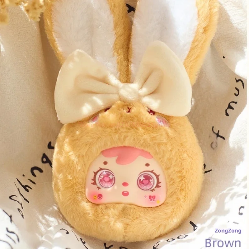 حقيقي صموئيل الملونة الأرنب سلسلة صندوق أعمى لطيف أفخم دمية المفاتيح حقيبة سحر هدية للنساء والفتيات #3