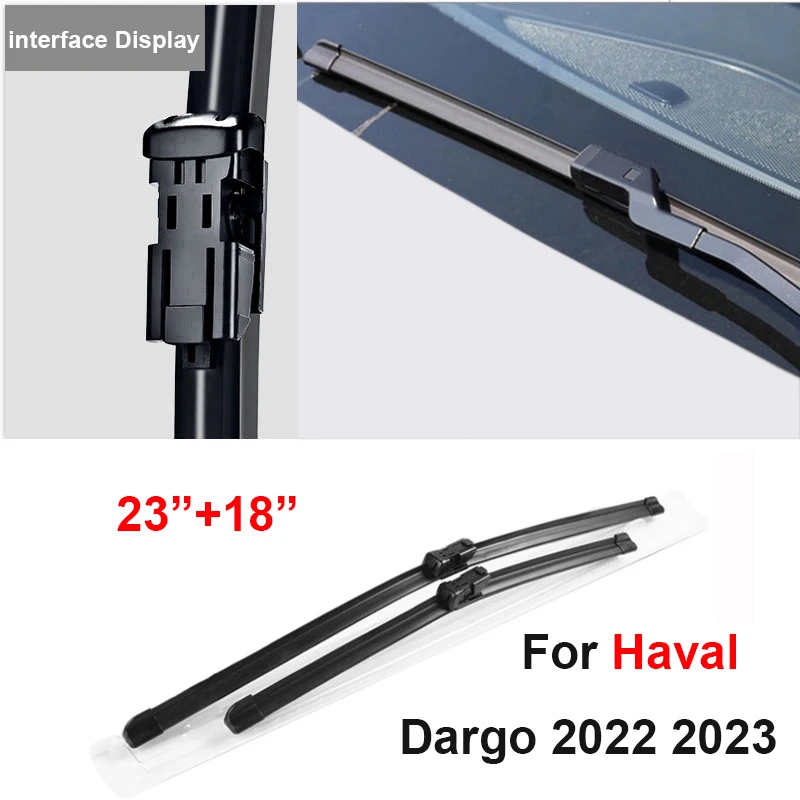 TONLINKER Car Wiper Blades For Haval Dargo 2022 2023 2.0 GDIT DCT Car Accessories Front Windscreen Wiper Blade Brushes Cutter