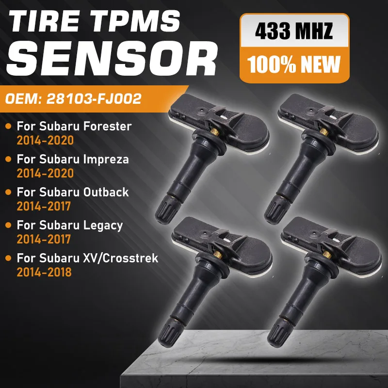 TPMS для Subaru Forester Impreza 2014-2020 Subaru Outback Legacy 2014-2017 Subaru XV Crosstrek 2014-2018 Датчик давления в шинах