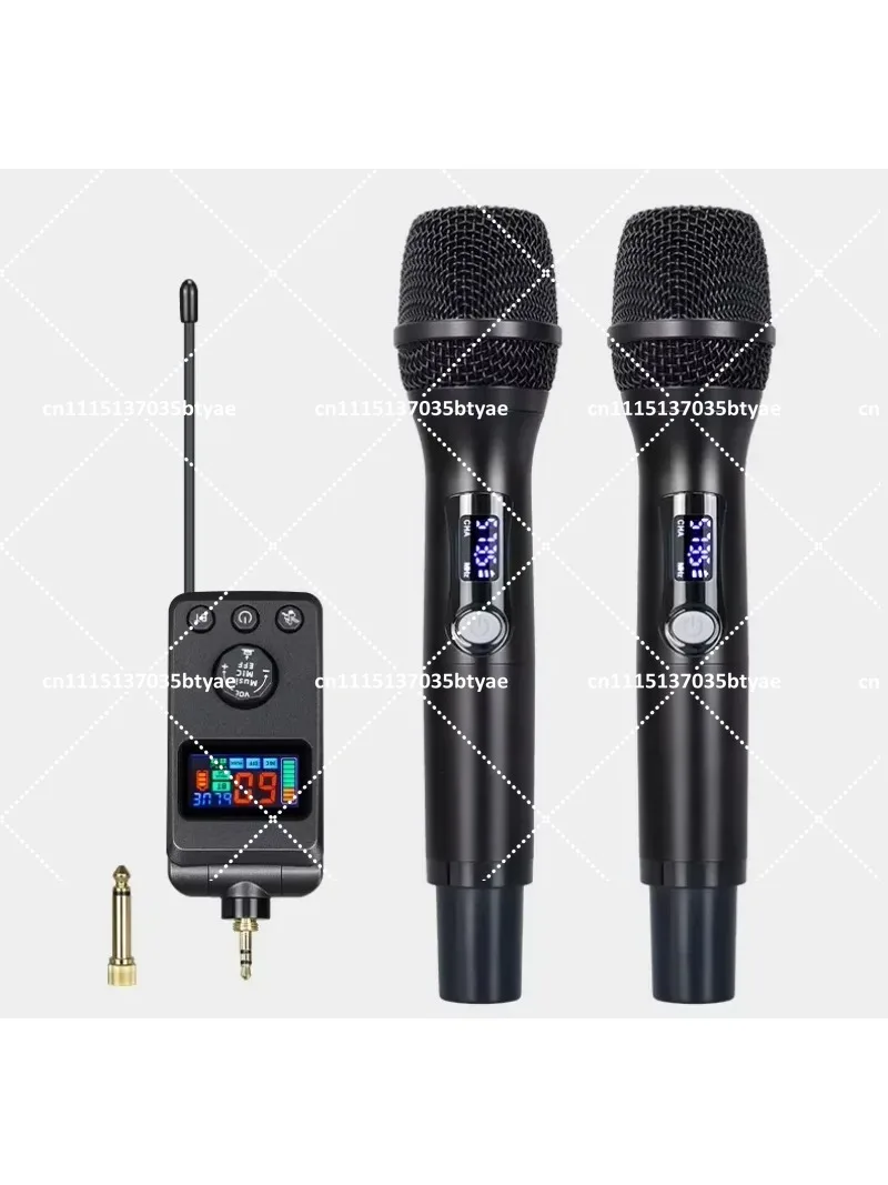 M50 UHF Dual Wireless Handheld Microphones for Stage Karaoke Dynamic Microphone System with Rechargeable