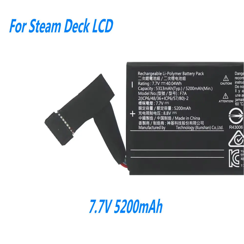 NEUE F7A F7G Laptop Batterie Für Steam Deck LCD/OLED Handheld Gamepad Controller Akkus Zubehör