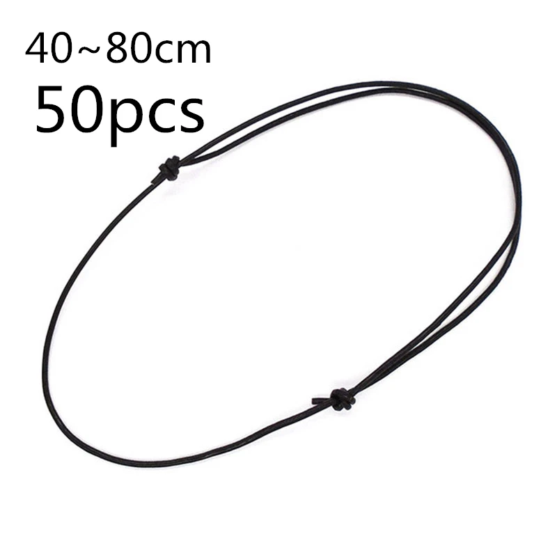 10/50 sztuk 1.0/1.5/2.0MM skórzany sznurek przesuwny węzeł regulowany długi Choker naszyjniki do tworzenia biżuterii ustalenia dostaw hurtownia