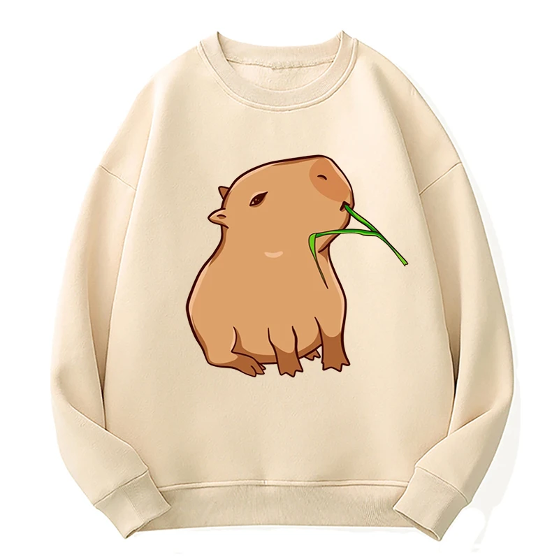 

Funny Capybara Print Hoodie Women/Men Kawaii Cartoon Tops Sweatshirt for Girls Unisex Fashion Harajuku Graphic Hooded Pullovers