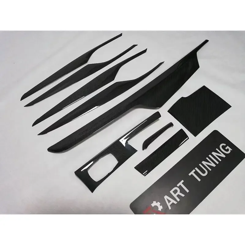 

High Quality Stick on Style Dry Carbon Fiber Interior Trims for F90 M5