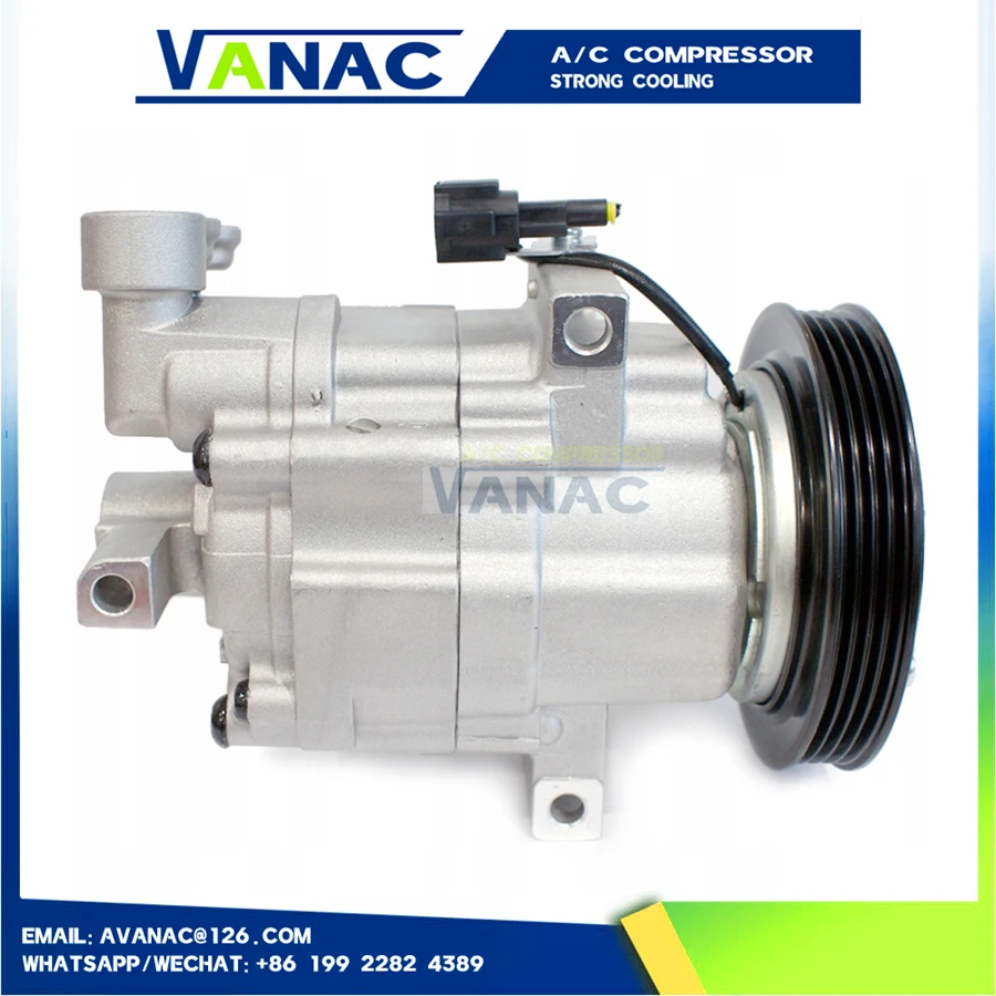 AC Compressor for Nissan Micra 1.2 2002--2010 DKV-08R 92600-AX800 92600-AX80A 92600-AX80B 92600-AX84B 506021-6860 506021-7430
