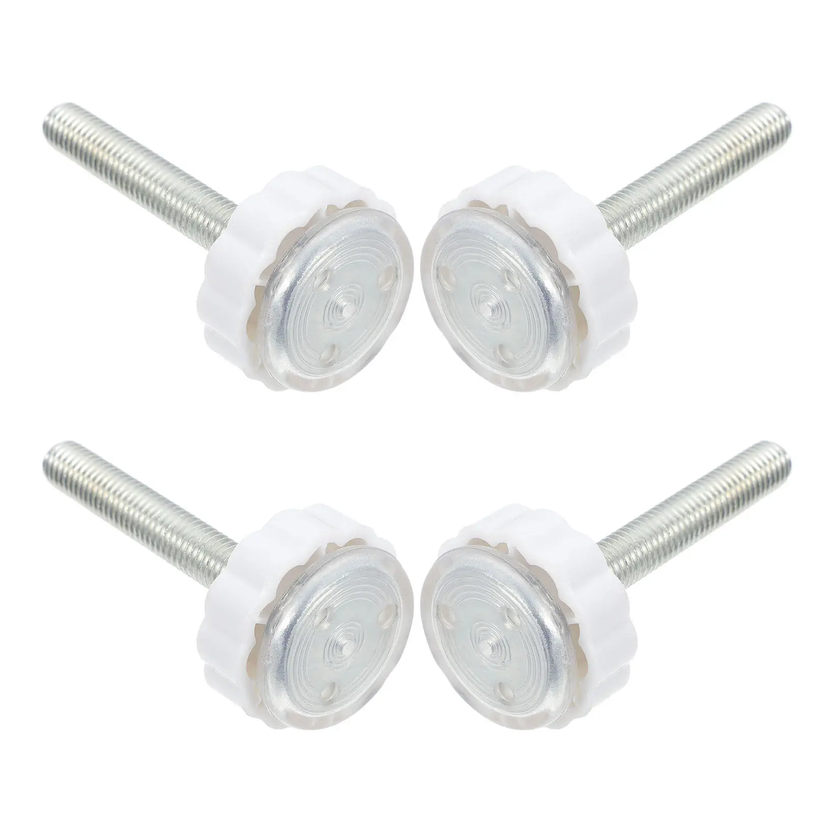 

4Pcs Threaded Spindle Rods Baby Gate Replacements Screw Mounted Bolts for Mounting Staircase Wooden Wall Safety