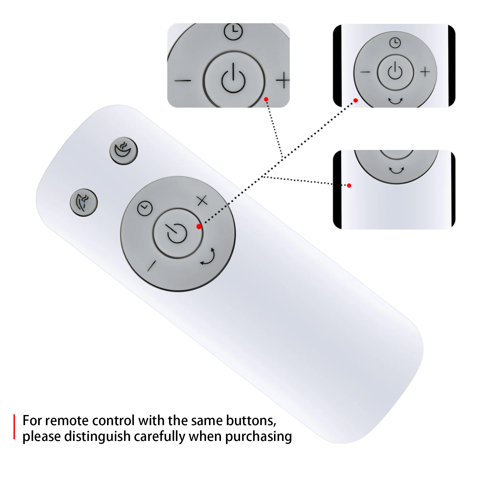 Nowy pilot zdalnego sterowania do bezłopatkowego wentylatora wieżowego Gimify 40'' ‎ KW-MF04