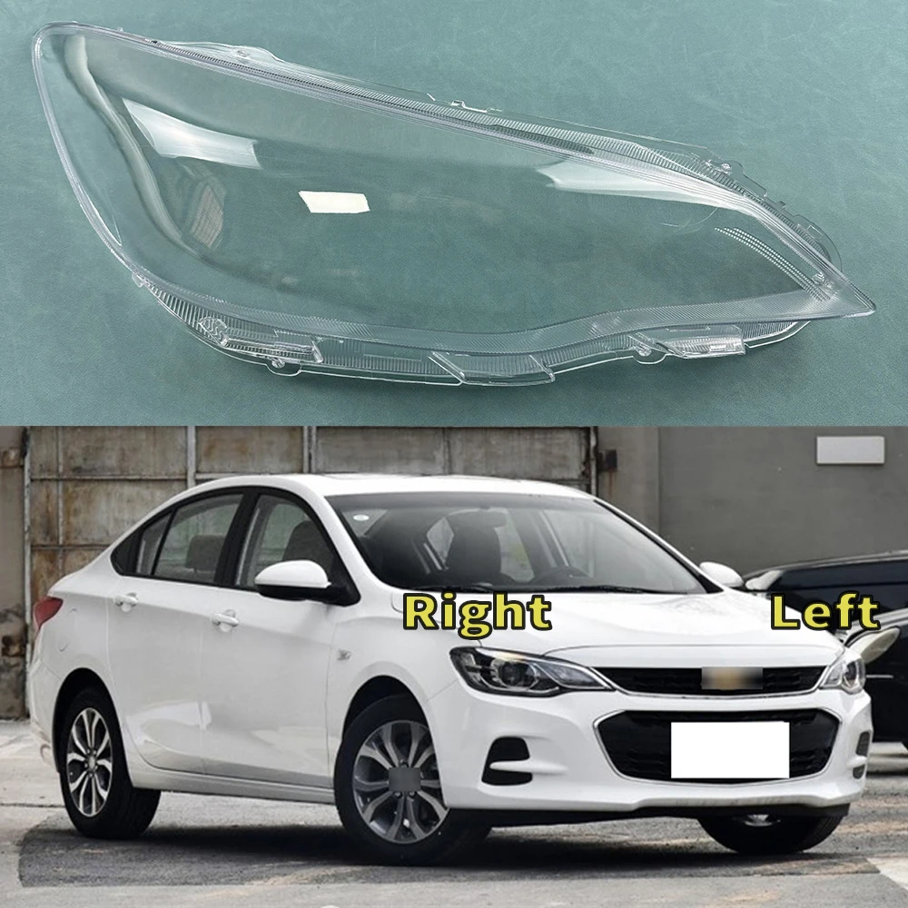 

For Chevrolet Cavalier 2016-2019 Car Accessories Transparent Headlight Shade Cover Lampshade Case Headlamp Shell Lens Plexiglass