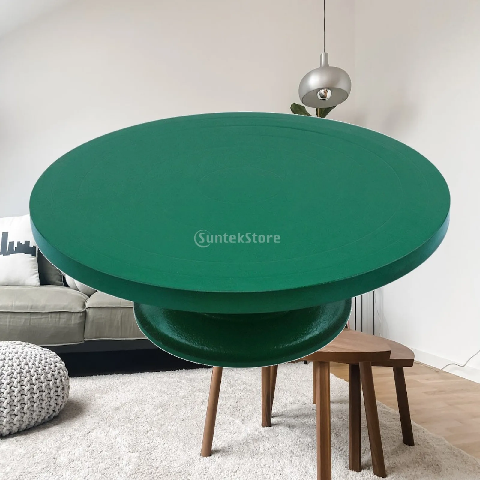 Rotating Turntable with Pedestal Long-Lasting for Pottery Studio, Sculptors
