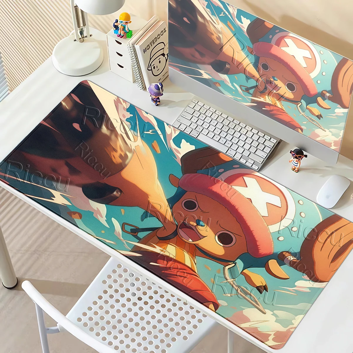 Large Size Mouse Pad Office Computer One Piece Style Tony Tony Chopper Desk Mats Aesthetics Laptop Carpet Accessories Gaming Mat