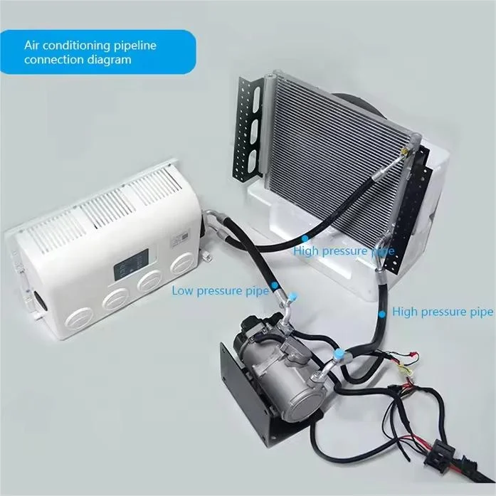 For 12v Air Conditioning 24v Electric Truck Air Conditioning AC.161.080 Cooling Van RV Parking Cooler Tractor Cab