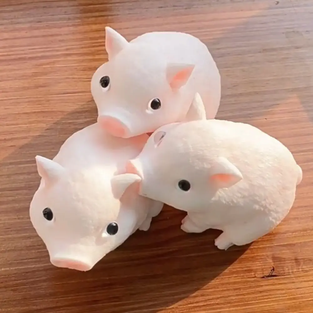 Slow Rebound Zodiac Piggy Squeeze Toy Cartoon Animal Simulation Piggy Squeeze Toys Soft Colorful Big Piggy Fidget Toy Office