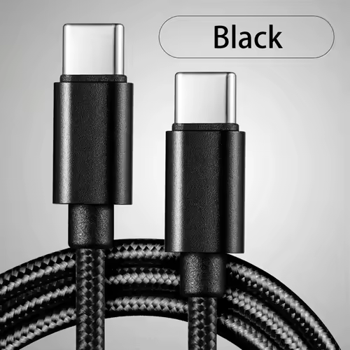 66W 5A Nylon 1m 2m 3m USB C To Type C Fast Charging Cable for Iphone 15 16 Pro Max Samsung S24 Xiaomi OPPO Charging Cable - Image 10