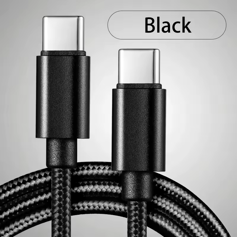 66W 5A Nylon 1m 2m 3m USB C To Type C Fast Charging Cable for Iphone 15 16 Pro Max Samsung S24 Xiaomi OPPO Charging Cable - Image 10