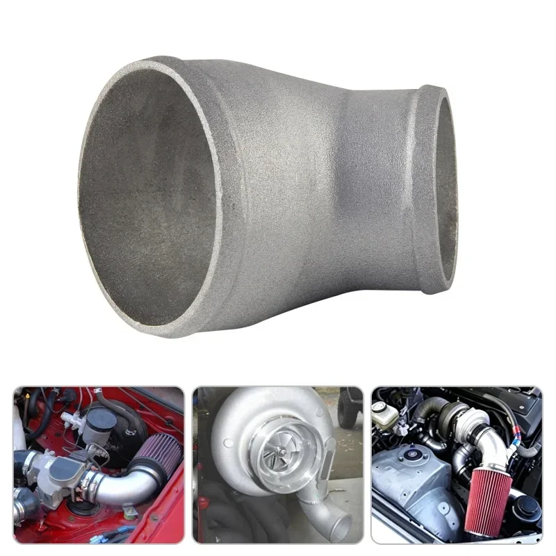 For Universal Intercooler Turbo Throttle  Valves Exhaust Setups. 45 Degree Casting Aluminum Reducer Elbows Pipe Tube L=150mm