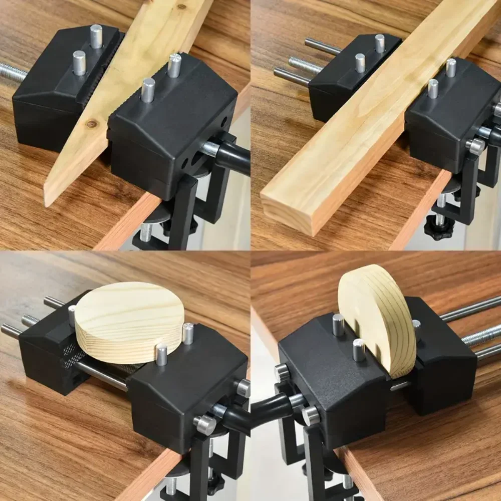 Imagem -05 - Multi-funcional Combinado Woodworking Bench Vice Ferramenta de Ajuste Rápido Benchscrew Workbench Clamping Moagem Drilling Jig