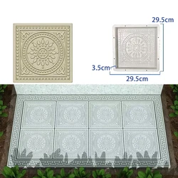 Stepping Stone Mold, Yard Paving Tiles, Stepping Stone Tiles, Garden Lawn Flooring, Cement Bricks, Bluestone Slab Model