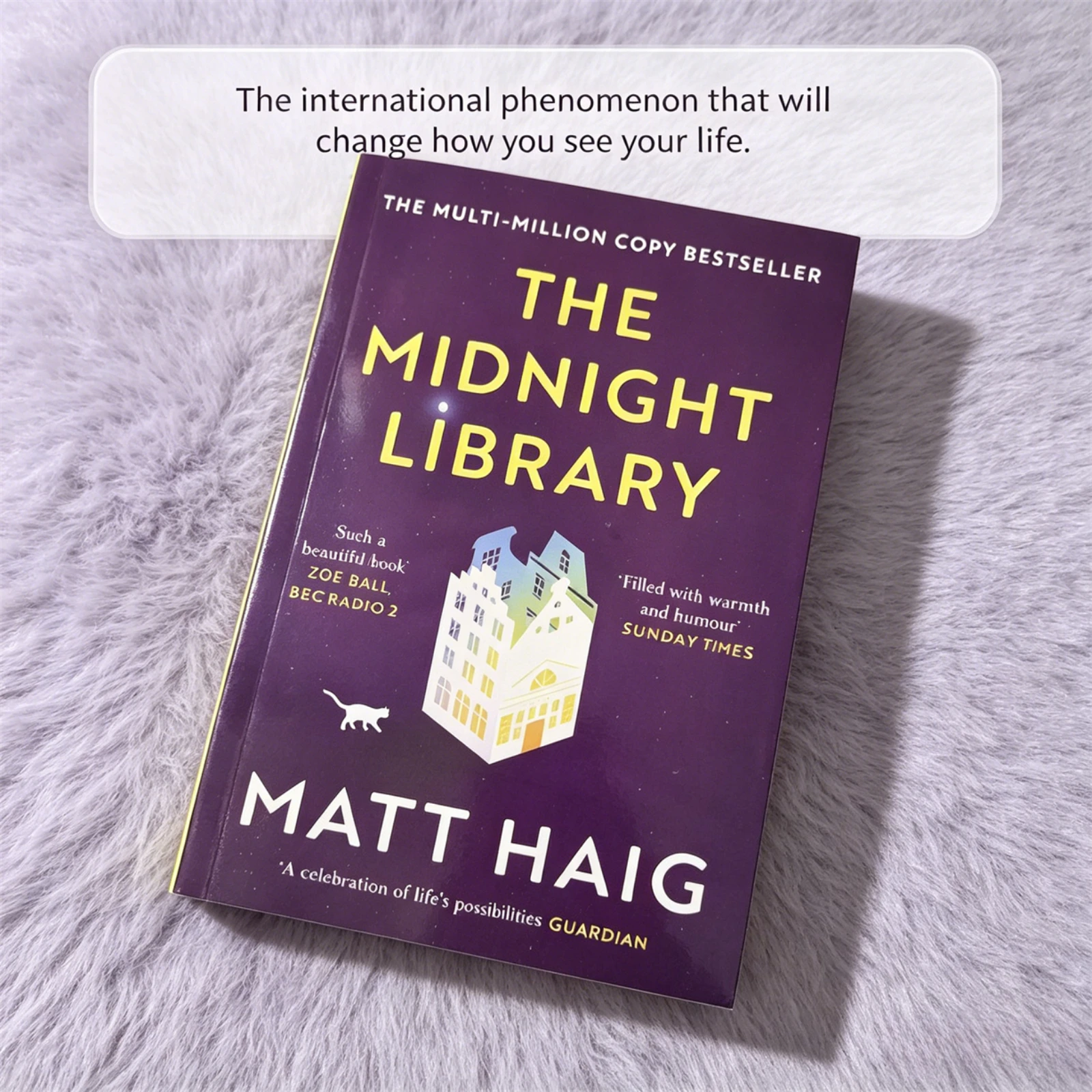 

The Midnight Library By Matt Haig | English Fiction Novel Literature Book for Adults Inspirational Reading