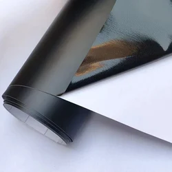 Premium Black Matte Vinyl Car Wrap Film Foil Sticker Sheet Vehicle Decal Window Trim Console Computer Air Bubble Free