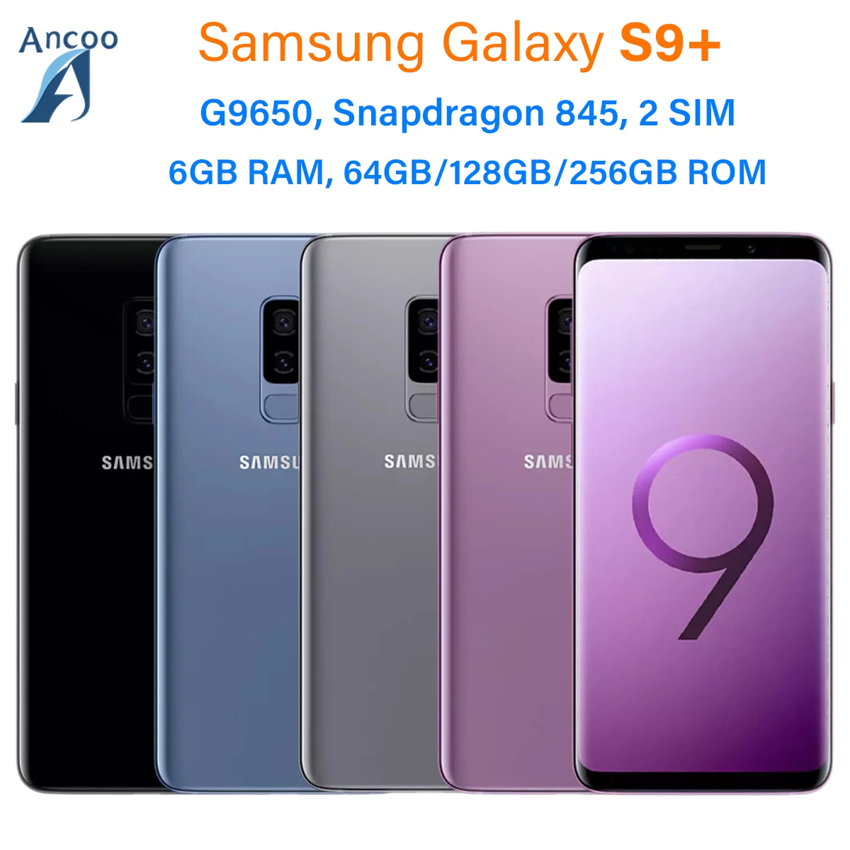 Samsung Galaxy S9+ S9 Plus G9650 64/128/256GB ROM Snapdragon 845 Octa Core 6.2