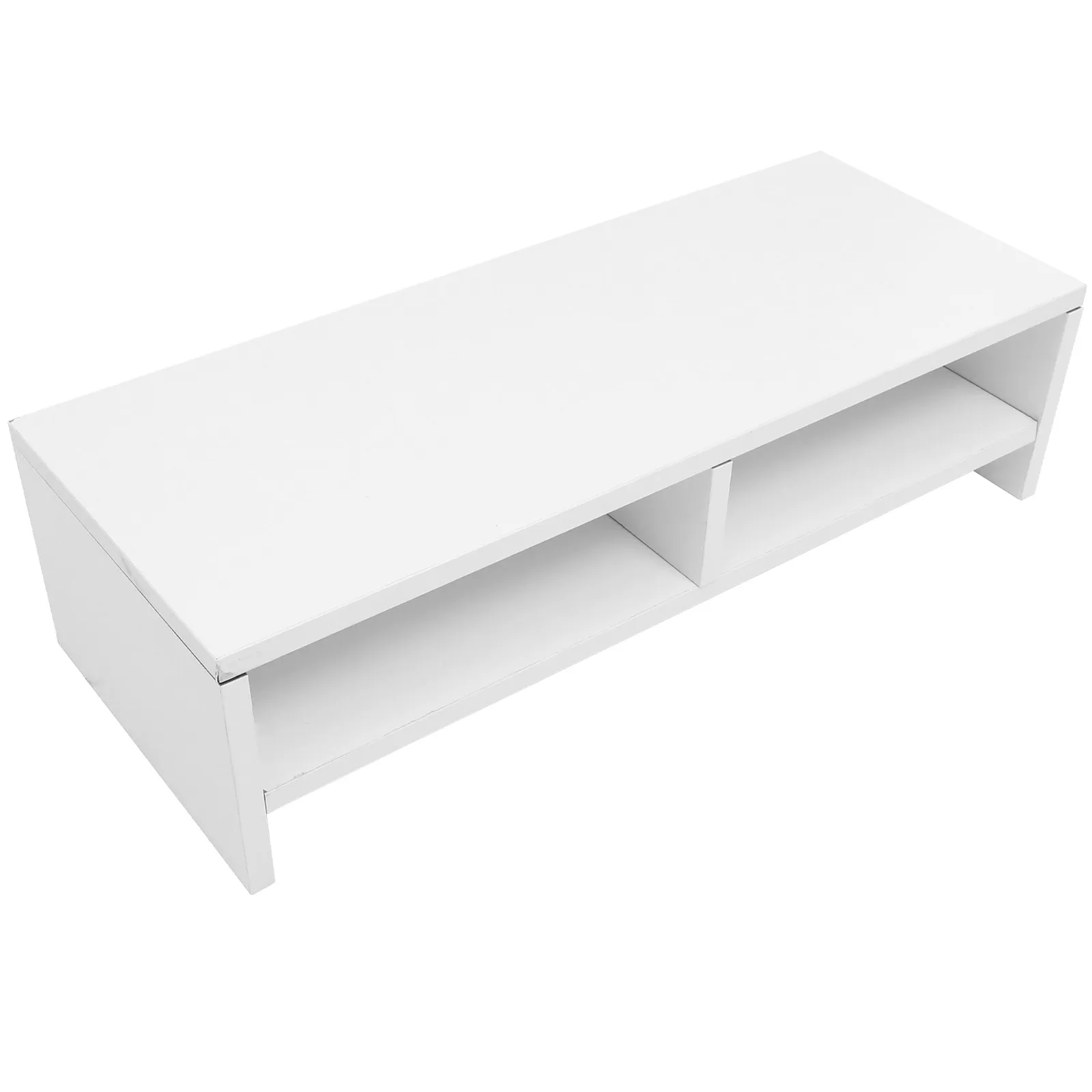 

Двухуровневая подставка для монитора на стол с прочной полкой-органайзером для компьютера, для упорядоченной рабочей зоны без беспорядка