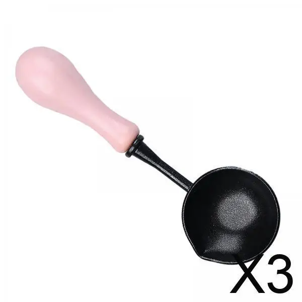 

Ложка для сургучной запечатывания из сплава с деревянной ручкой, винтажный инструмент для плавления печатью для конвертов, ремесло, приглашения своими руками