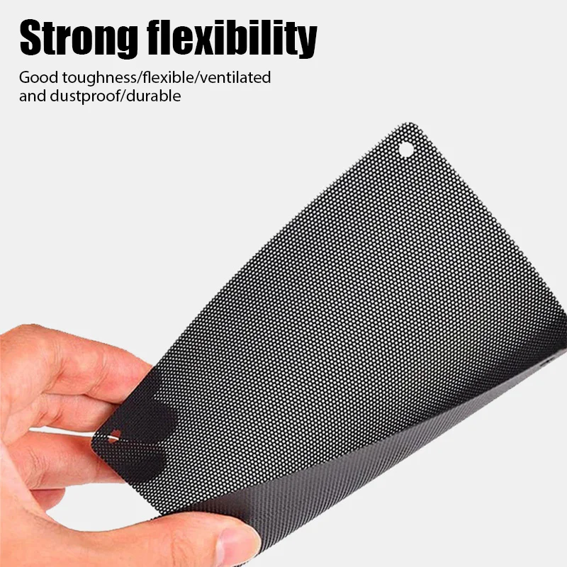 1M PC Chassis Cooling Dust Mesh PVC Net Guard Fan Cover Dust Filter Network Net Case 0.8MM Mesh Dustproof Net Cover for Computer