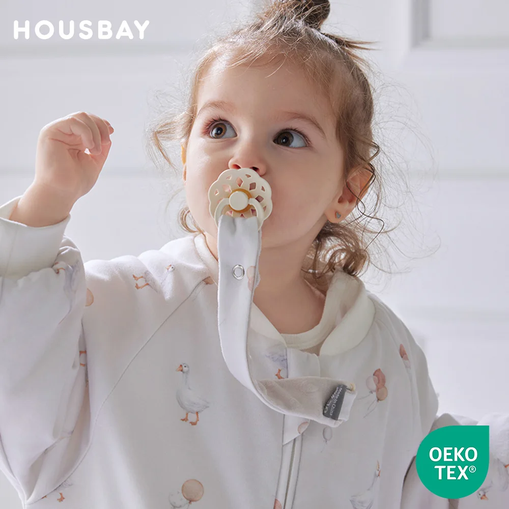 

2 шт./компл. зажимы для детских пустышек, бежевые, с рисунком, из мягкого хлопкового материала, для крепления пустышек или игрушек, специально разработаны для младенцев