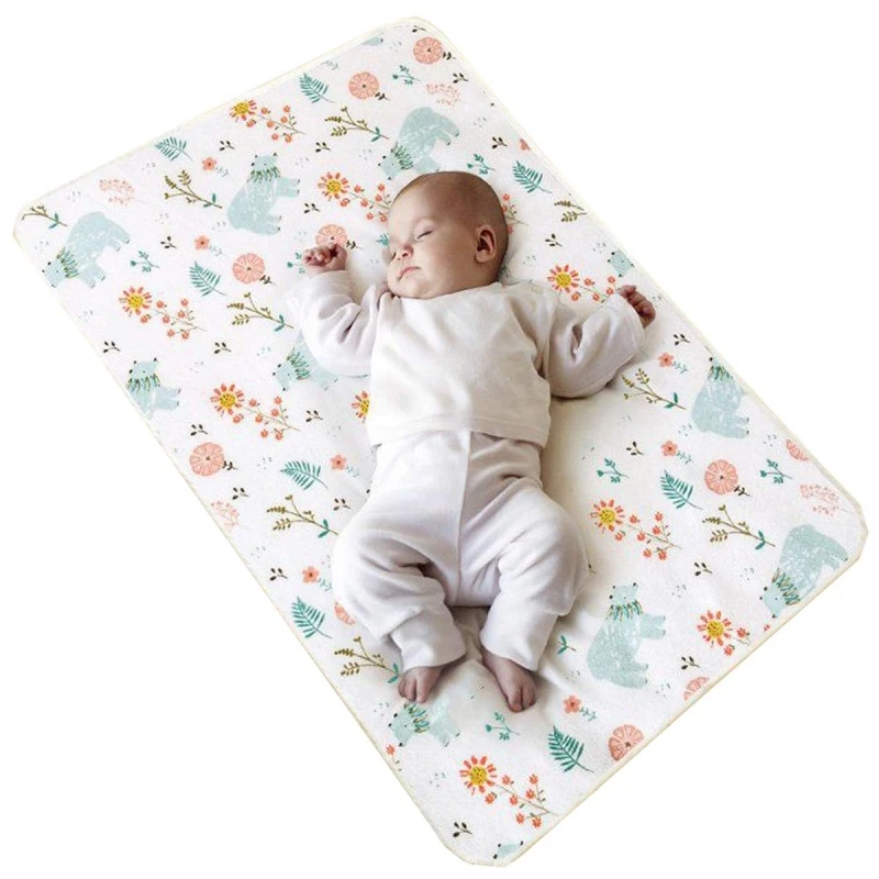 Changing Pad Cover for Baby Waterproof Bed Pad Kids Travel Mattress Protector Baby Reusable Changing Mats for babies Diaper Pads