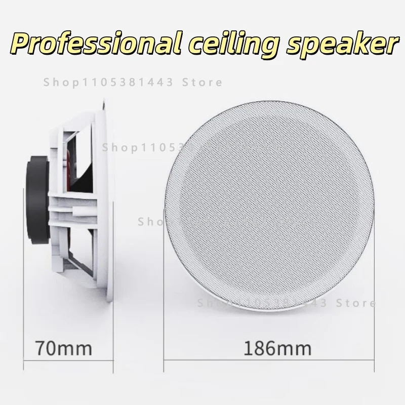 Subwoofer Embedded Broadcast System TWS Support TF 30W Home Theater Wireless Caixa De Som Bluetooth Wall-mounted Ceiling Speaker