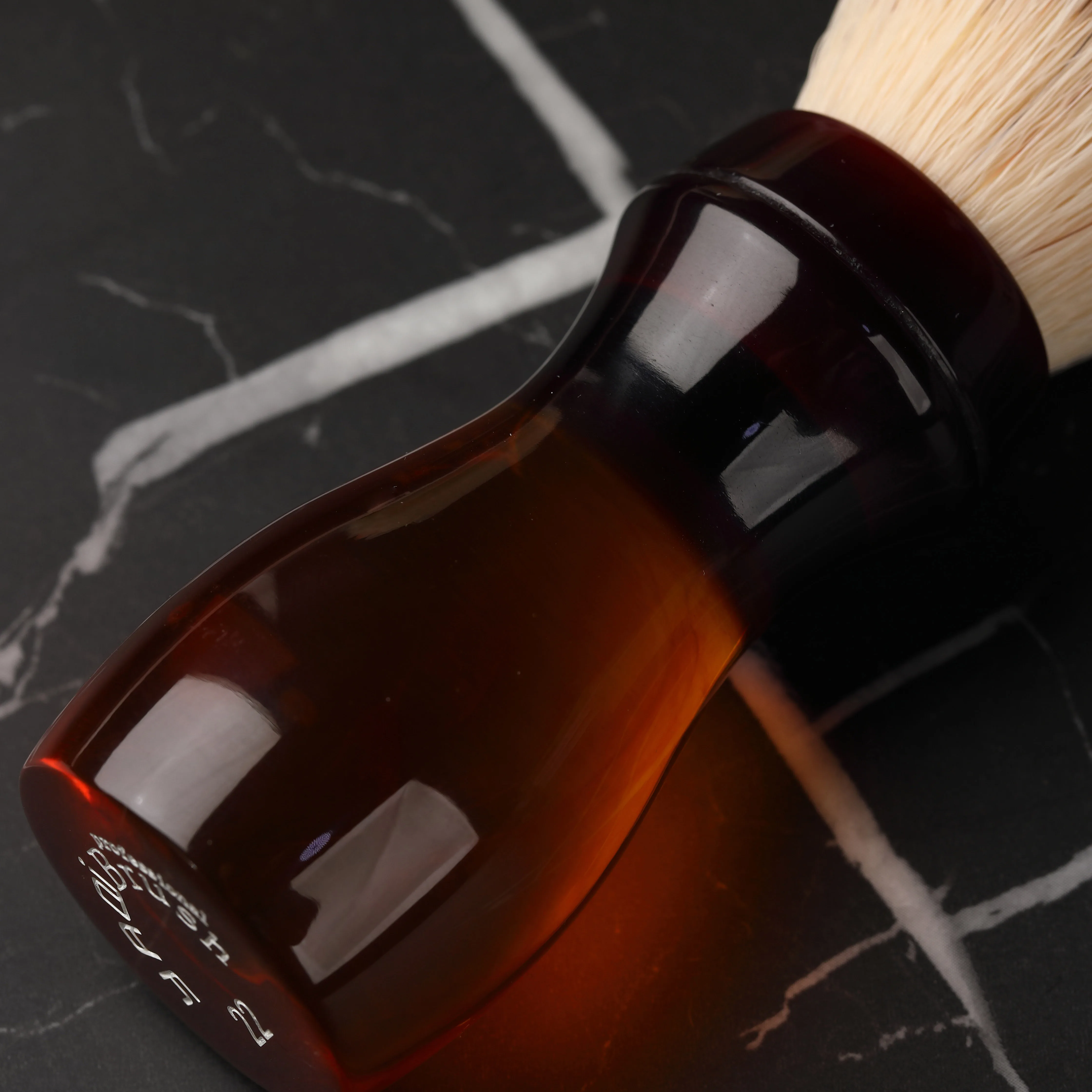 Pennello da barba per capelli sintetici Yaqi da 22 mm Cola