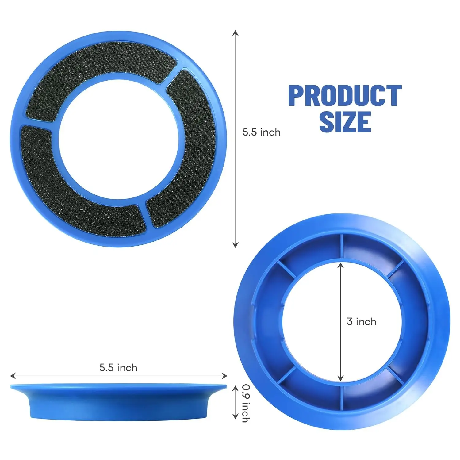 Universal Bowling Ball Sanding Pad Holder | Stable Surface Treatment Tool for Enhanced Ball Performance