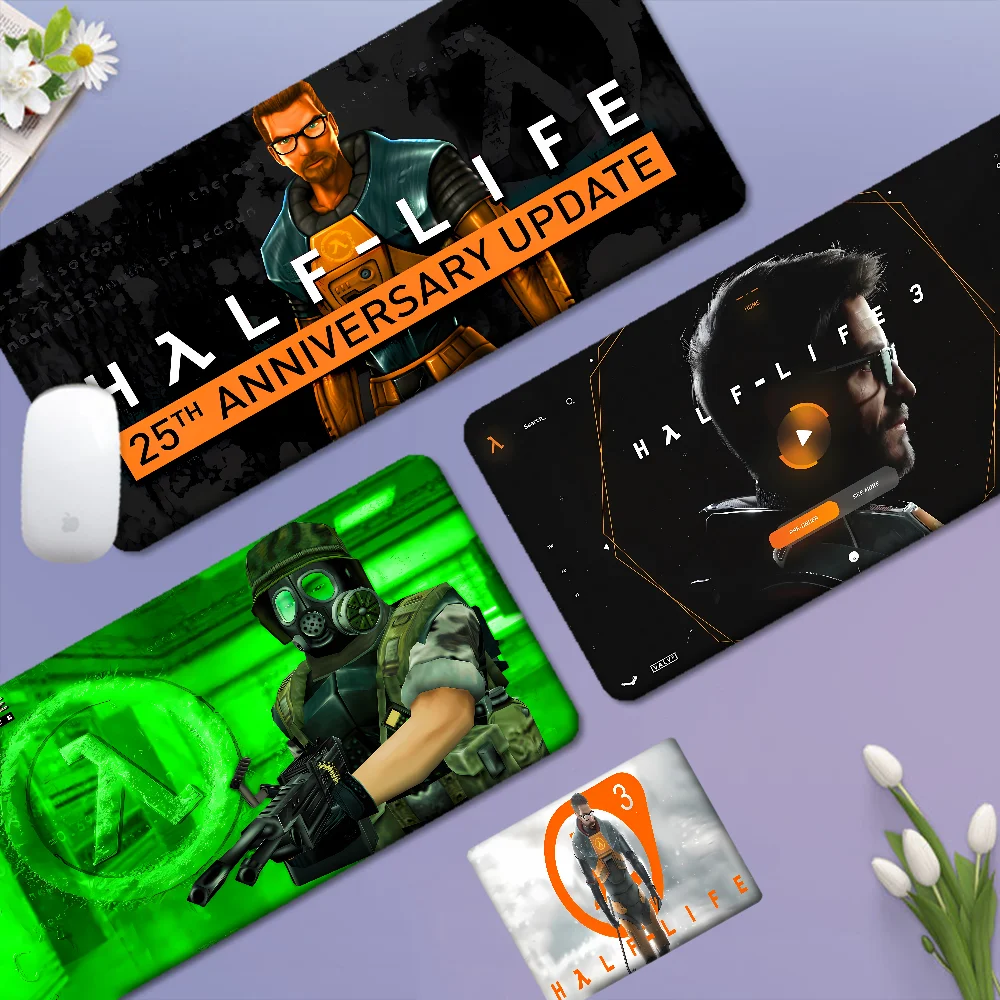 

Game H-Half Life Mousepad In Stocked Laptop Gaming Mice Mousepad Size for large Edge Locking Game Keyboard Pad