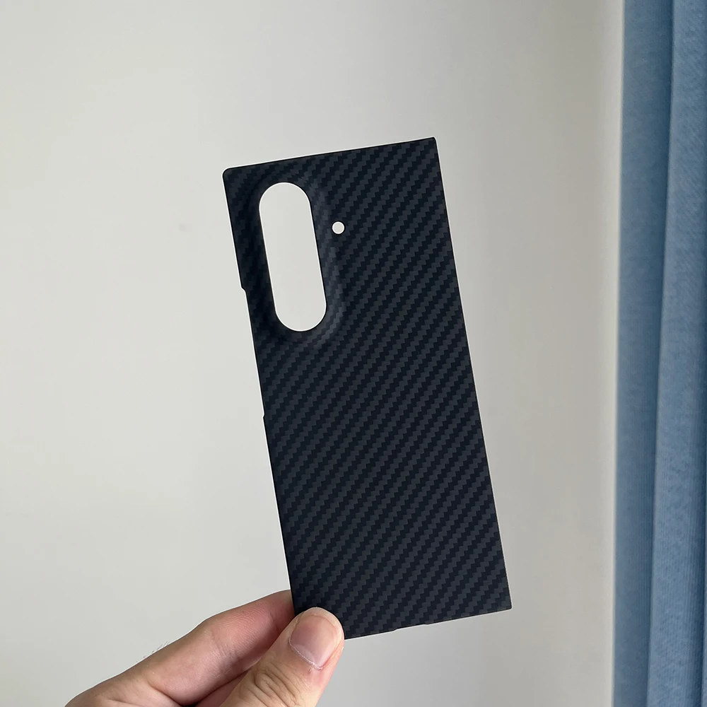 

Магнитный чехол из настоящего углеродного волокна для Magsafe для Samsung Galaxy Z Fold 7, ультратонкий легкий чехол из арамидного волокна