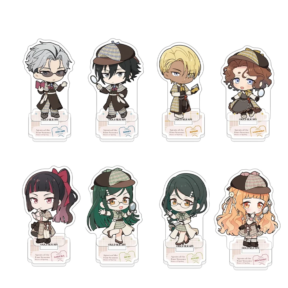 Agents of the Four Seasons: Dance of Spring 10cm Acrylic Stand Keychain Hinagiku Kayō Desk Decor Birthday Gift