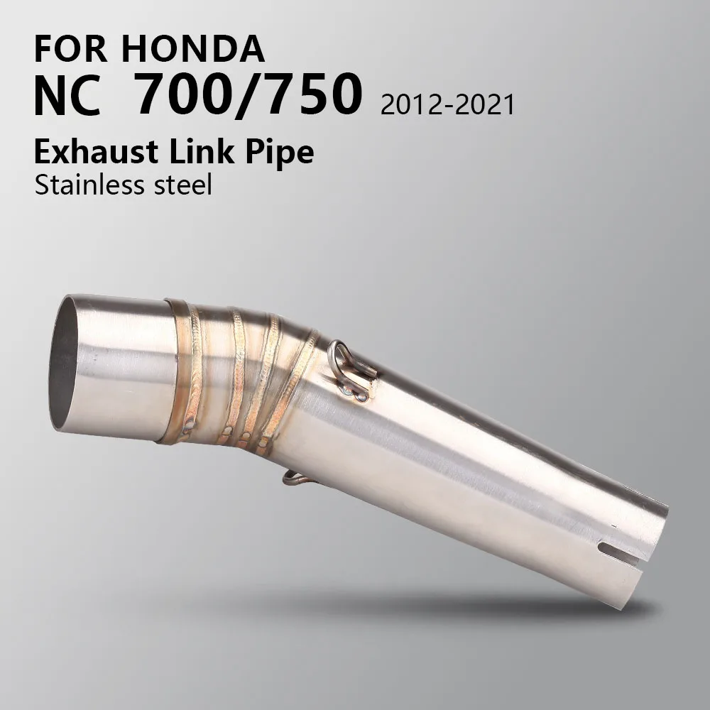 

51 мм интерфейс надевается на выхлопную трубу мотоцикла Escape Moto Middle Link Tube для Honda NC700 NC750 NC 700 750 2012-2021