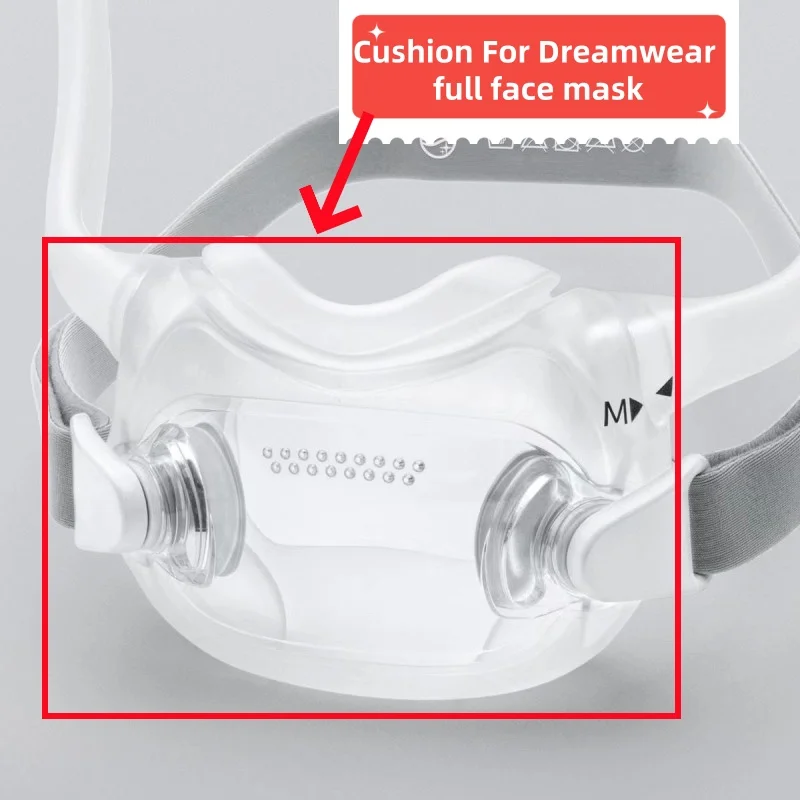 

Mask Cushion Pad for DreamWear Full Face Mask, Not a Full Set Only Cushion for CPAP Bipap Snoring Apnea Brand New