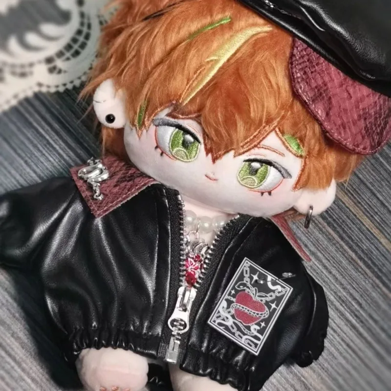 20cm Anime Gra PJSK Shinonome Akito Kawaii Cosplay Bawełniana Lalka Ciało z Szkieletem Kreskówka Miękkie Pluszaki Figurki Prezenty dla Fanów