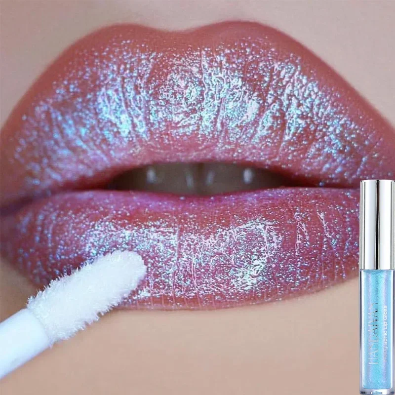 Moisturizing Glitter Mermaid Lip Gloss Waterproof Long Lasting Shiny Sexy Liquid Lip Glaze Lipstick Lips Women Makeup Cosmetics