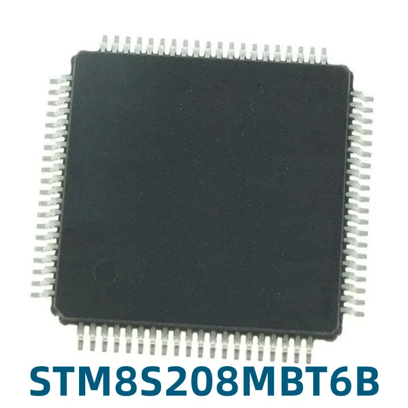 1PCS New STM8S208MBT6B STM8S208 LQFP80 24MHz 128KB 8-bit MCU Chip