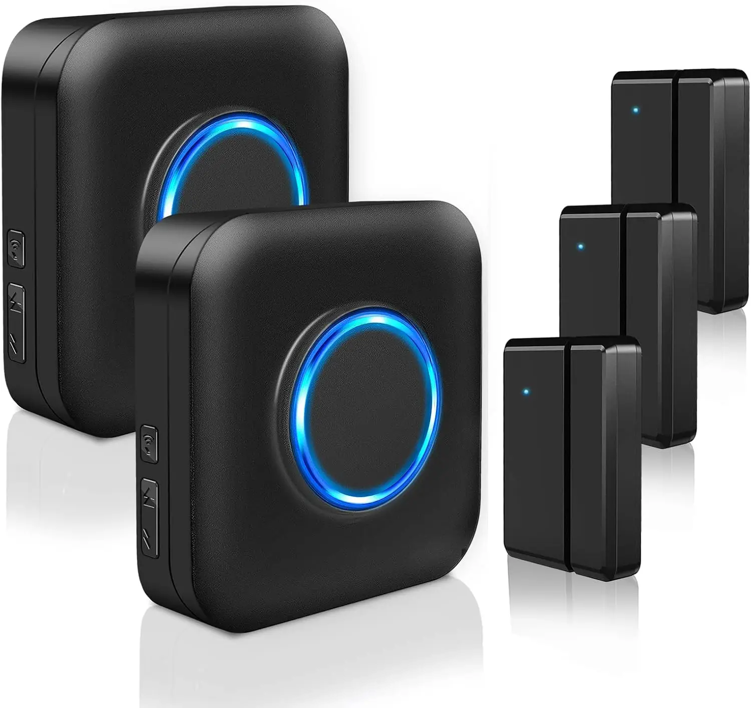 

Беспроводной дверной звонок с 58 мелодиями, 5 уровнями громкости и радиусом действия 600 футов для дома или бизнеса