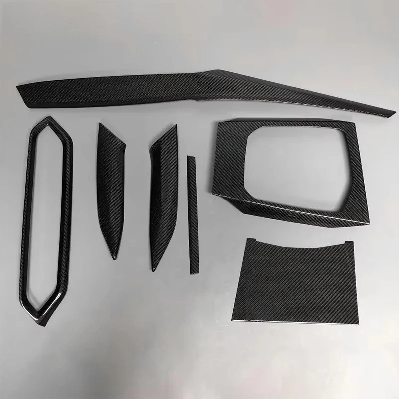 Right Hand Drive Carbon Fiber Interior Trim Stickers for G20 3 Series Dashboard Center Console Accessories