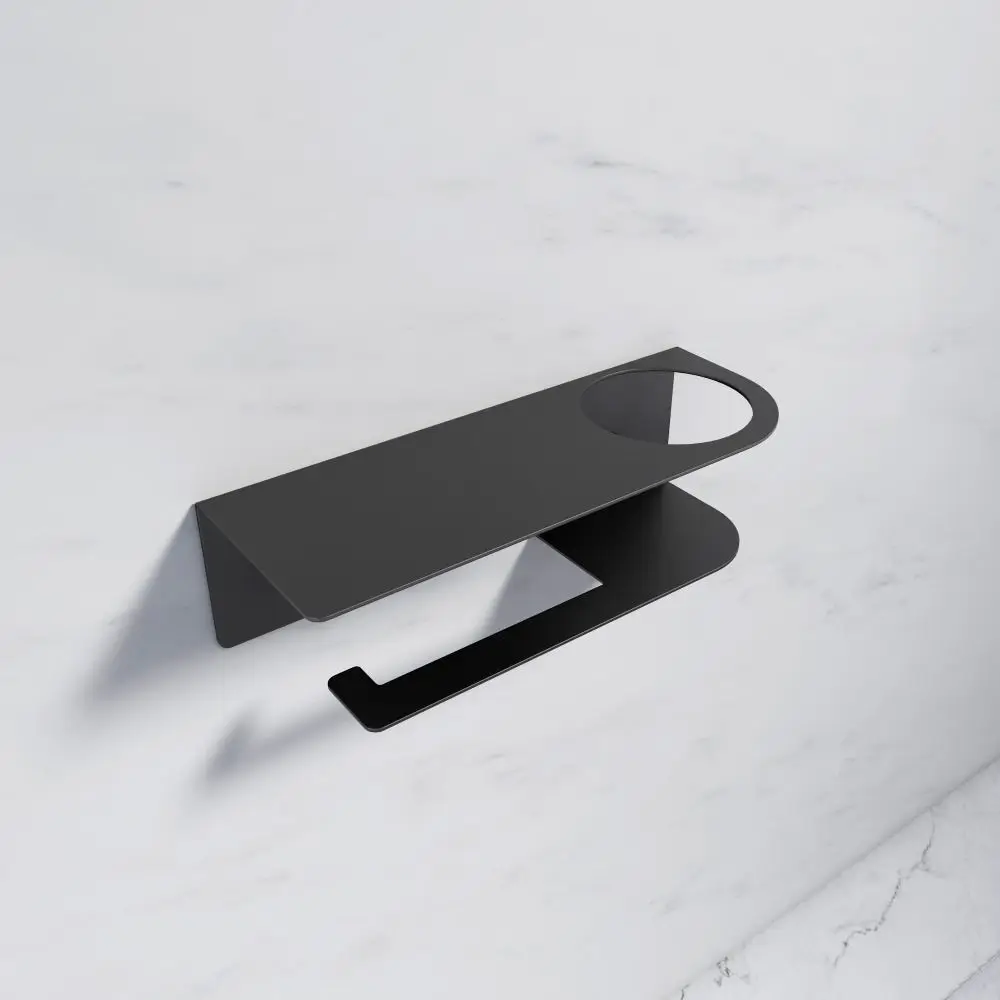 탄소강 화장지 홀더 벽걸이형 편리한 화장지 롤 홀더 방습 방진 화장지 보관함 가정용