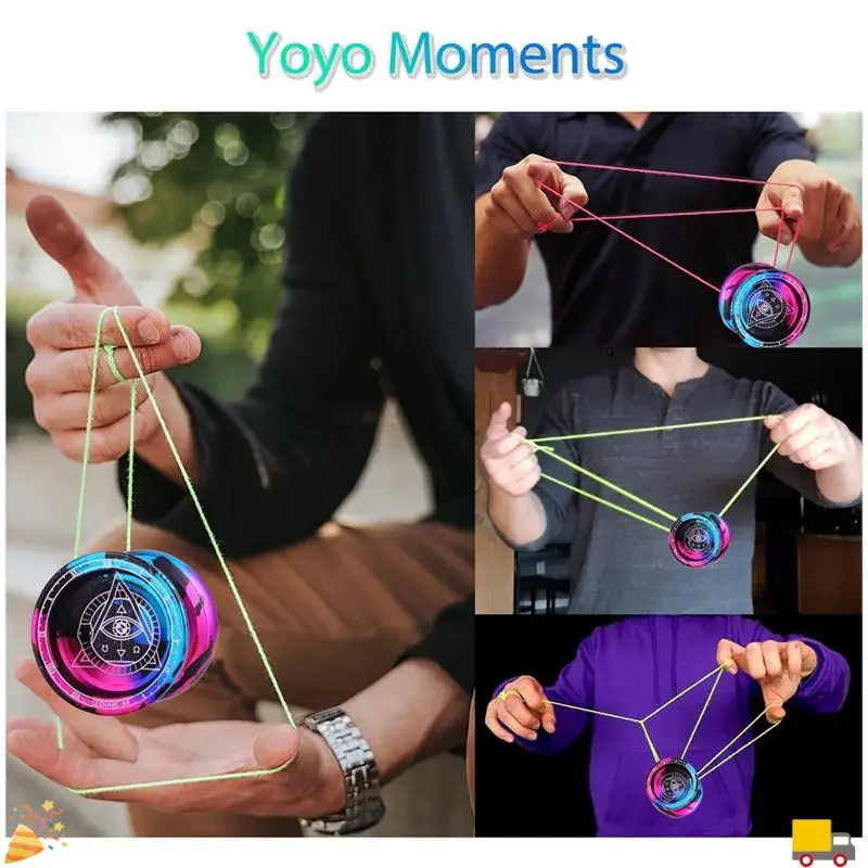 LESHARE Yoyo Magic Yoyo Professional Competition Level YOYO Ball Single Metal Alloy YOYO Ball Easy To Use